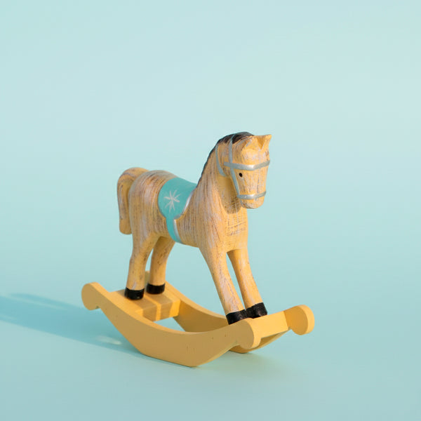 CAVALINHO DE MADEIRA BEGE P