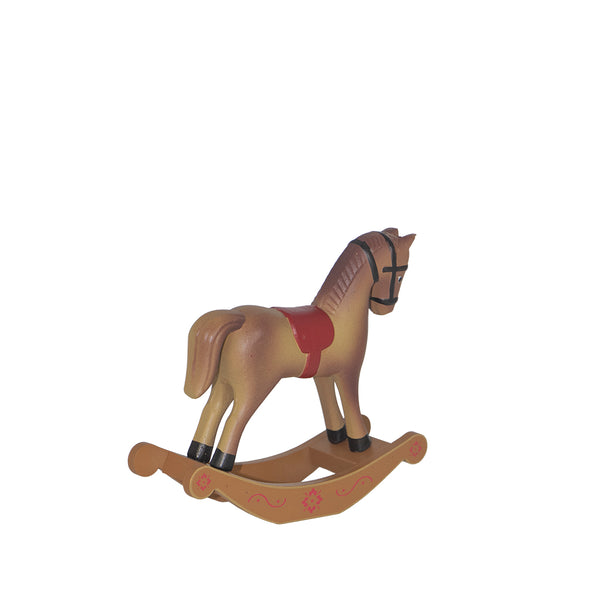 MINI CAVALINHO DE MADEIRA MARROM P