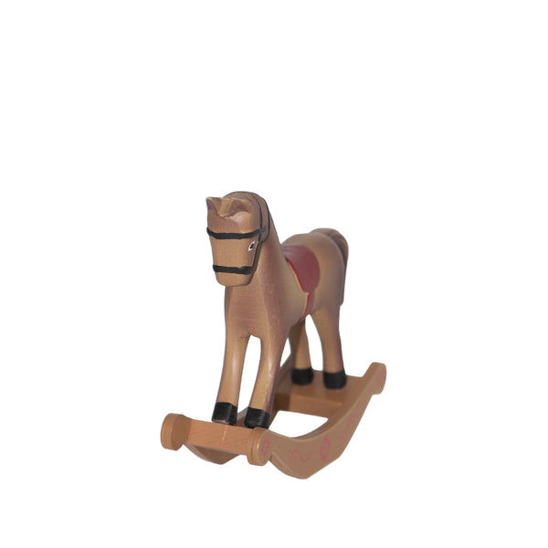 MINI CAVALINHO DE MADEIRA MARROM P
