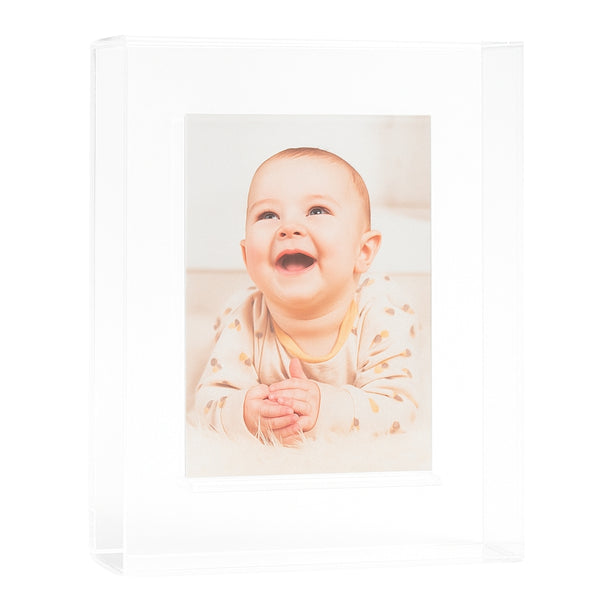PORTA RETRATO ACRILICO TRANSPARENTE MOLDURA 10X15