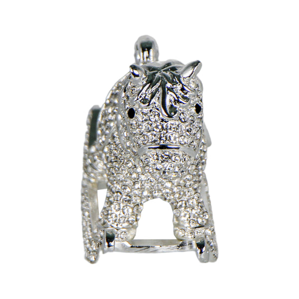 PORTA DENTE E CACHO CAVALO DE BALANCO COM STRASS