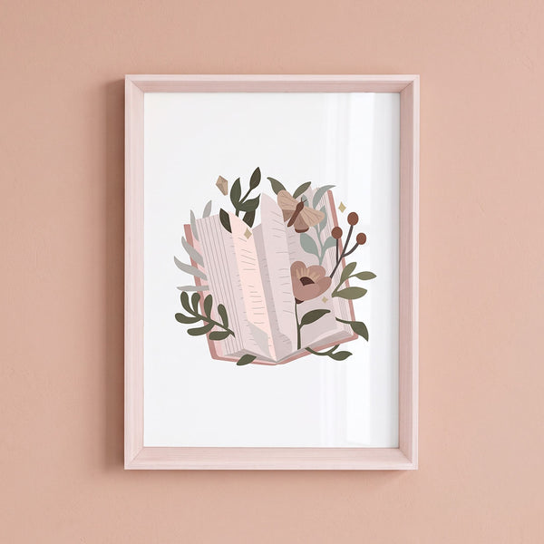QUADRO LIVRO ENCANTADO - MOLDURANM