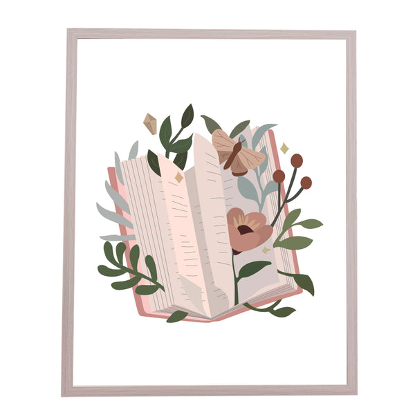 QUADRO LIVRO ENCANTADO - MOLDURANM