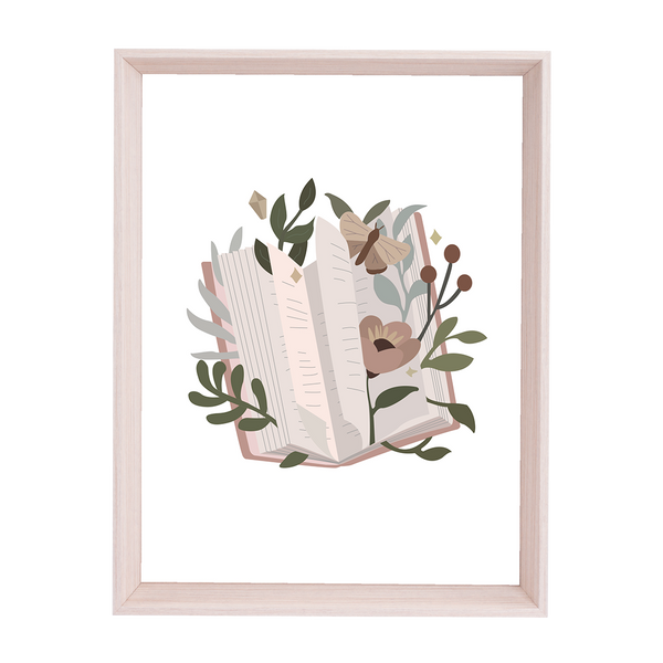 QUADRO LIVRO ENCANTADO - MOLDURANM