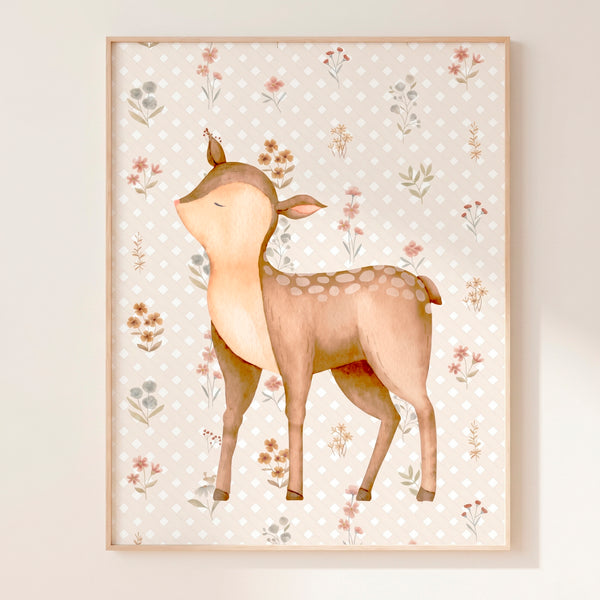 QUADRO BAMBI POA (MOLDURAR)