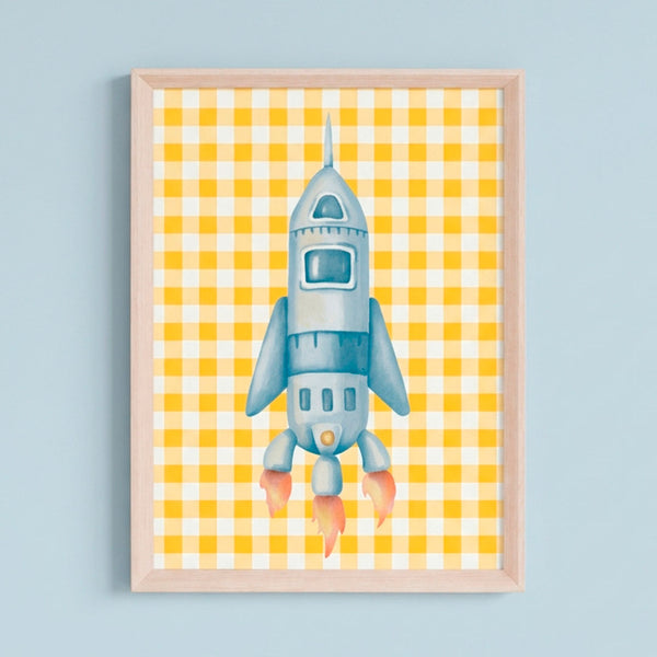 QUADRO FOGUETE (MOLDURANM)