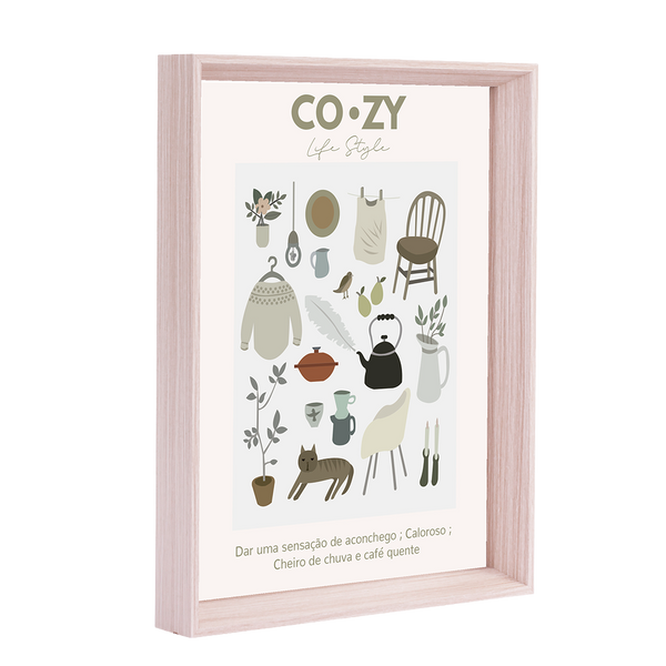 QUADRO POSTER COZY - MOLDURANM