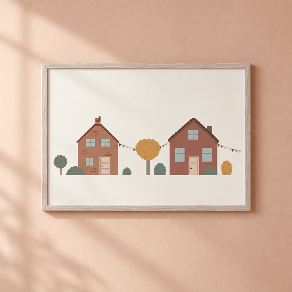 QUADRO TRIO CASINHA 01 - MOLDURANM