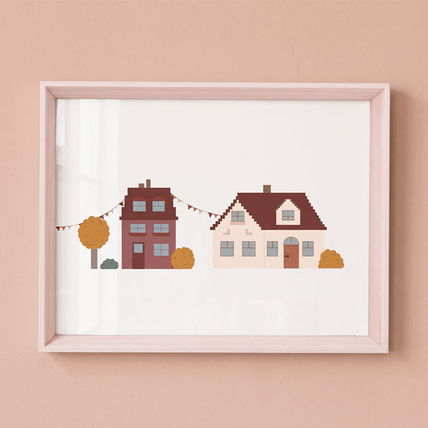 QUADRO TRIO CASINHA 02 - MOLDURANM
