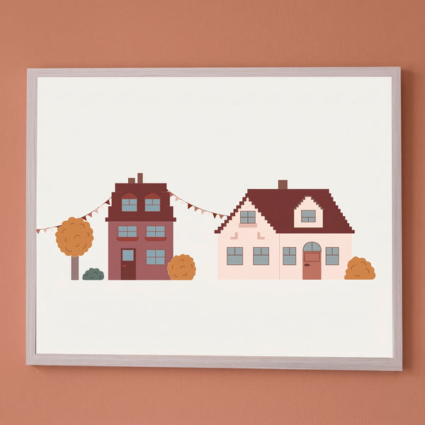 QUADRO TRIO CASINHA 02 - MOLDURANM