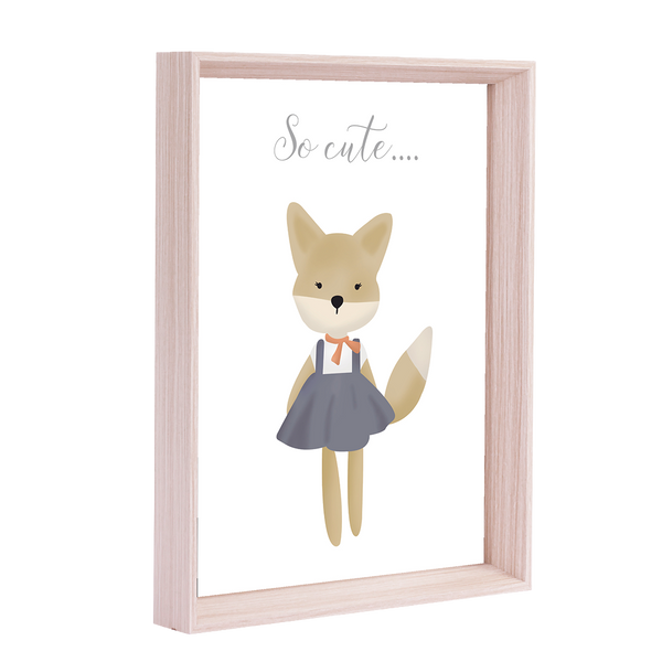 QUADRO FOX SO CUTE - MOLDURANM