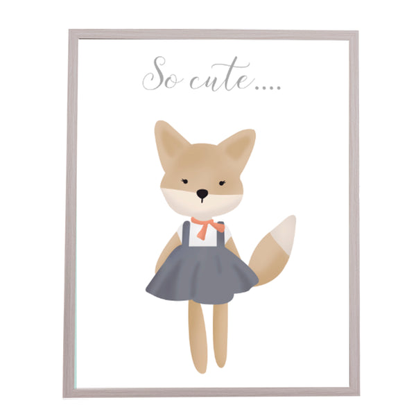 QUADRO FOX SO CUTE - MOLDURANM