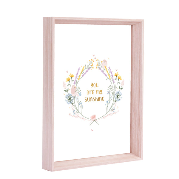 QUADRO GUIRLANDA DE FLORES AFETO - MOLDURANM