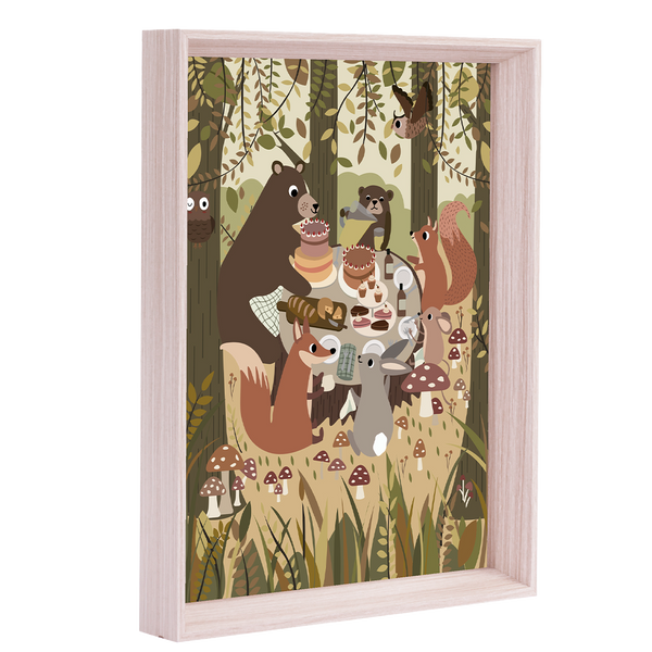 QUADRO URSO E SEUS AMIGOS (MOLDURANM)