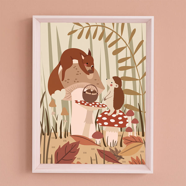 QUADRO FLORESTA ENCANTADA (MOLDURANM)