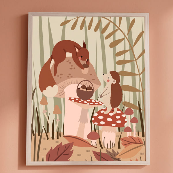 QUADRO FLORESTA ENCANTADA (MOLDURANM)