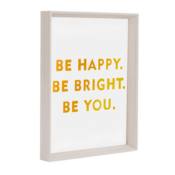 QUADRO BE HAPPY - MOLDURANM