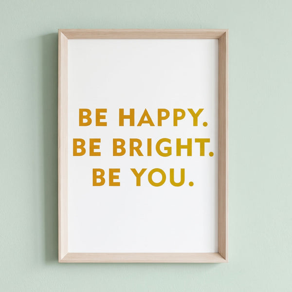 QUADRO BE HAPPY - MOLDURANM