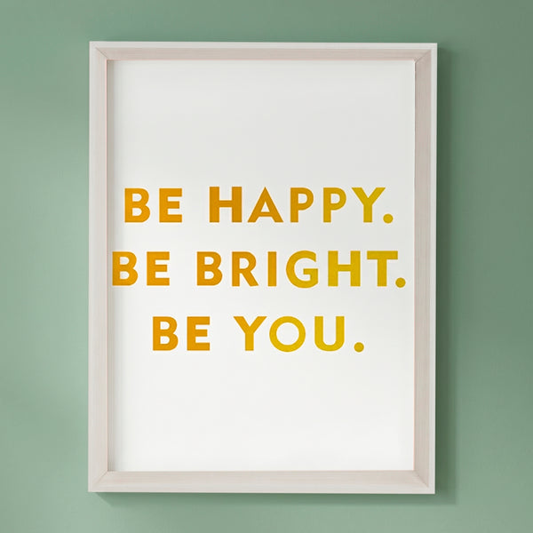QUADRO BE HAPPY - MOLDURANM