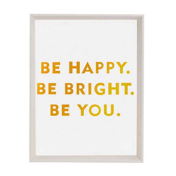 QUADRO BE HAPPY - MOLDURANM