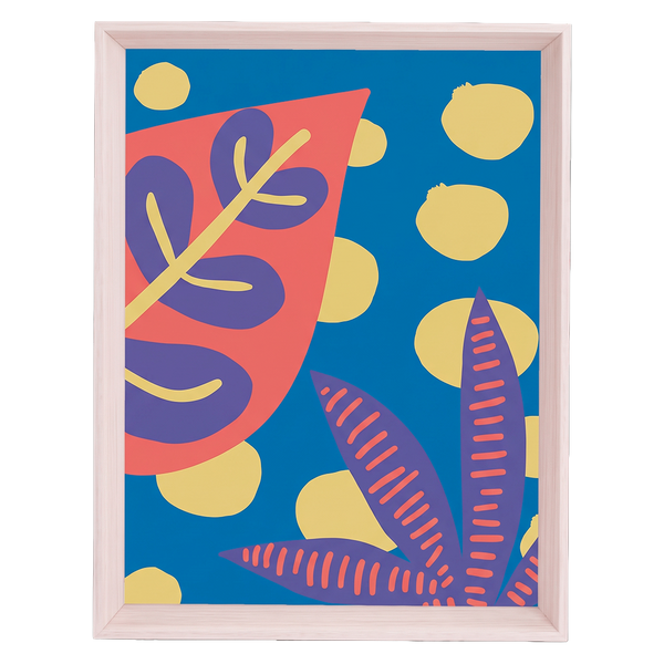 QUADRO FOLHAS M MAMA LOVES YOU (MOLDURANM)