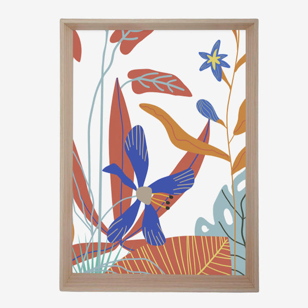QUADRO FLORES M MAMA LOVES YOU (MOLDURANM)