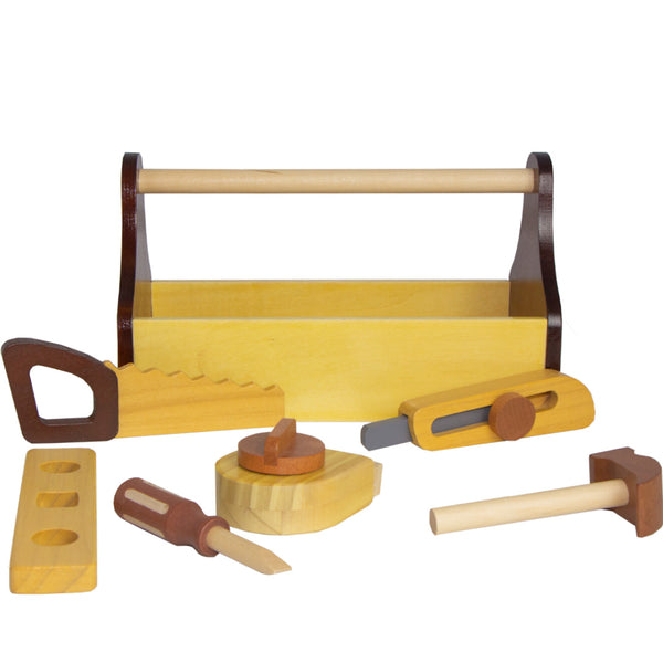 JOGO DE FERRAMENTAS DE MADEIRA PARA O PEQUENO MARCENEIRO