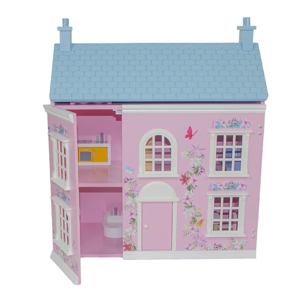 CASINHA JARDIM EUROPEU ROSA