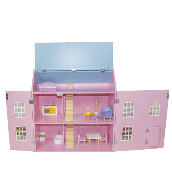 CASINHA JARDIM EUROPEU ROSA