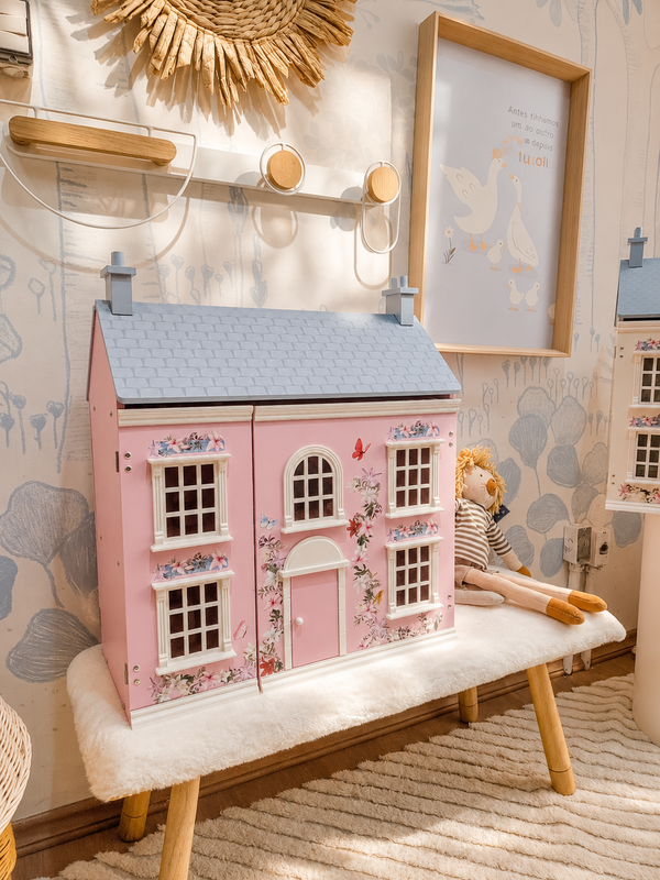 CASINHA JARDIM EUROPEU ROSA