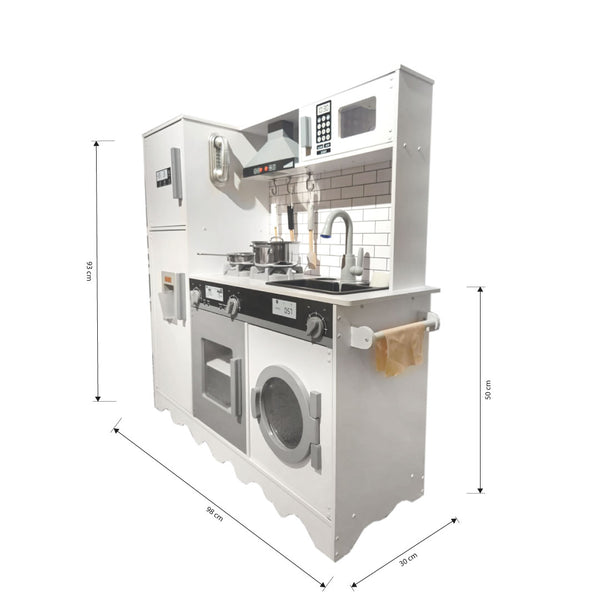 COZINHA INFANTIL DE MADEIRA COMPLETA QUE SAI AGUA