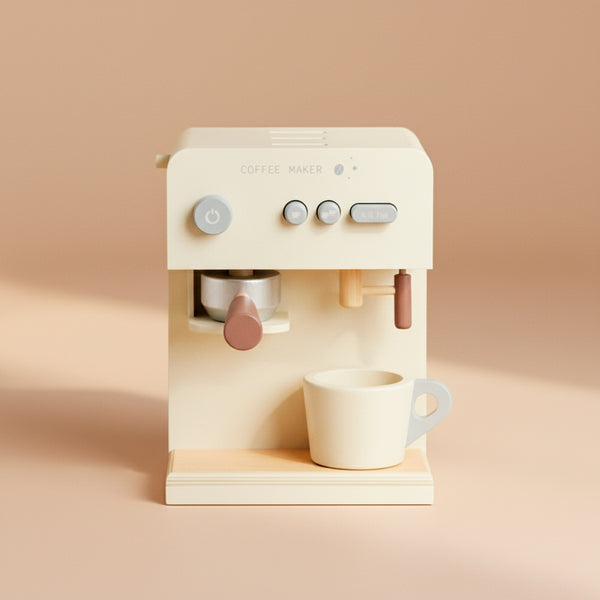 MAQUINA DE CAFE EXPRESSO, CAPSULAS E XICARA PARA BRINCAR