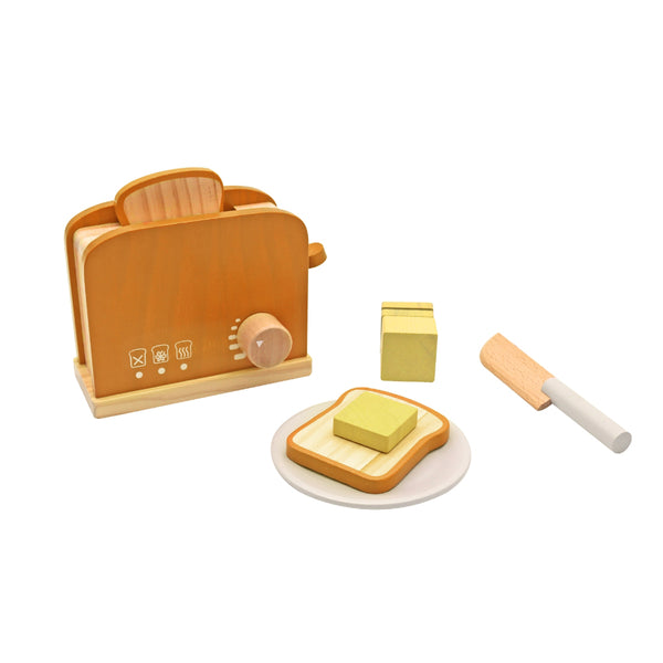 JOGO DE TORRADEIRA PAO E  MANTEIGA DE BRINCADEIRA