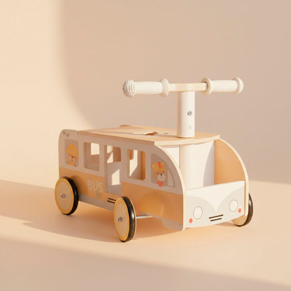 CARRINHO DE MADEIRA COM COMPARTIMENTO