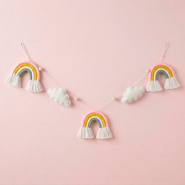 FIO DECORATIVO ARCO IRIS E NUVENS