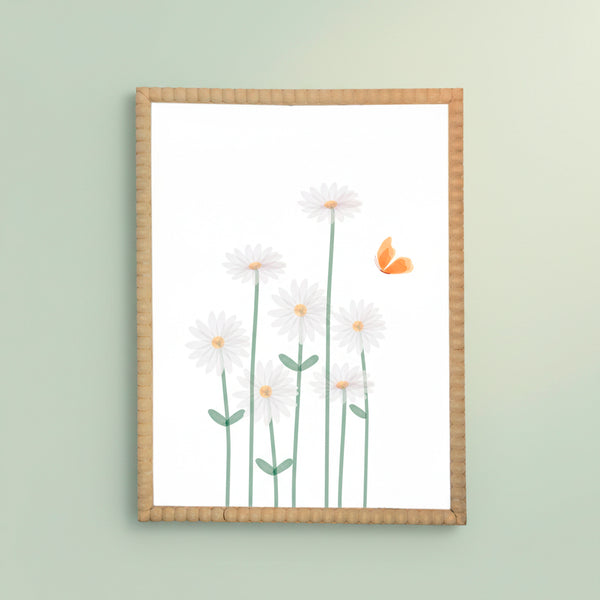 QUADRO BUBBLE MARGARIDA 40X30