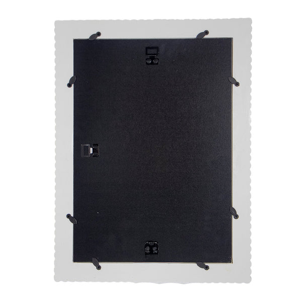 QUADRO BUBBLE BRANCO COM DOURADO PATINHOS 33,5X23