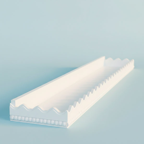 PRATELEIRA BRANCA BUBBLE E ONDAS