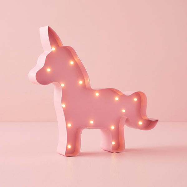 LUM. DE PAREDE UNICORNIO A PILHA