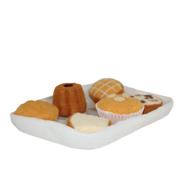 JOGO DE BANDEJA DE CAFE DA MANHA DE LA DE FELTRO