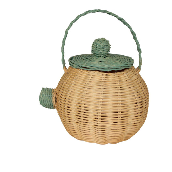 JOGO DE XICARA DE CHA DE RATTAN