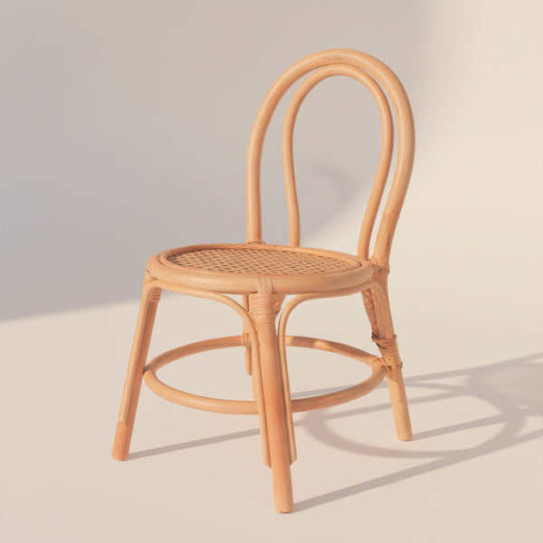 CADEIRA COZY DE RATTAN E BAMBU