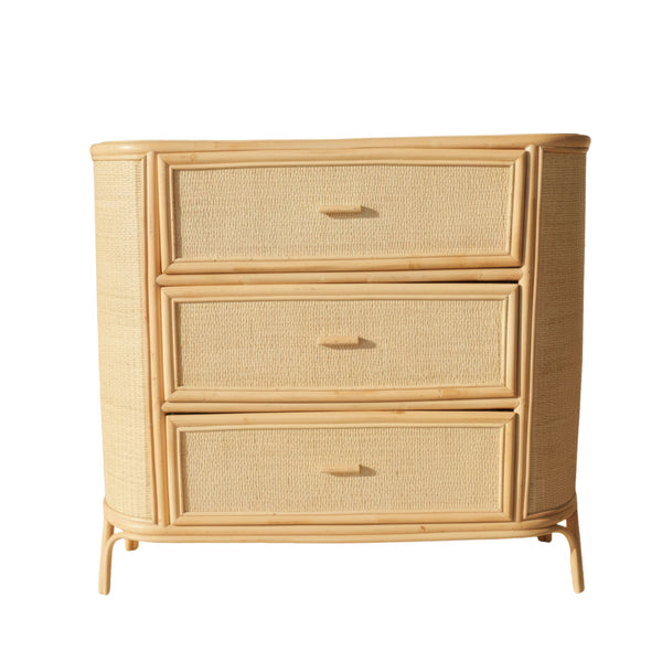 COMODA PRIMAVERA DE RATTAN BAMBU