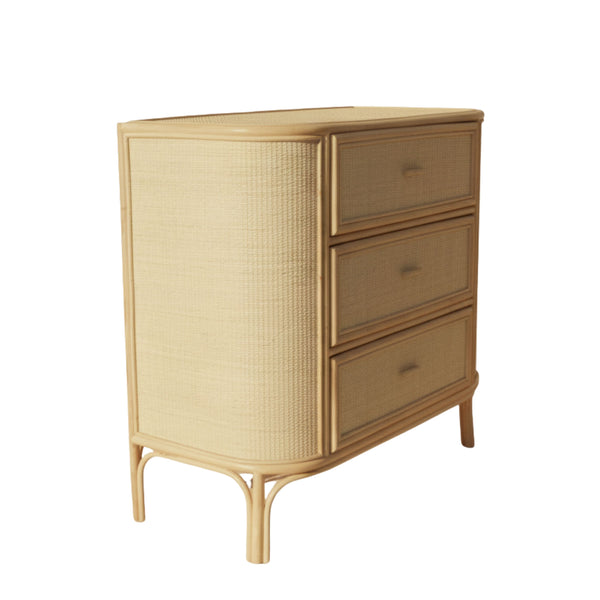 COMODA PRIMAVERA DE RATTAN BAMBU