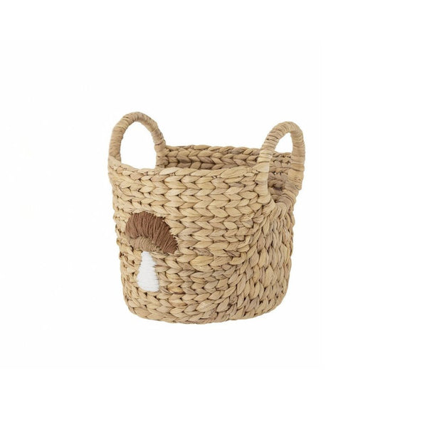 CESTO COGUMELO BORDADO ORGANIZADOR DE BRINQUEDOS