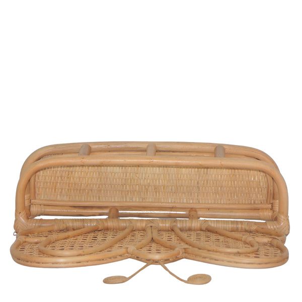 PRATELEIRA BORBOLETA DE RATTAN