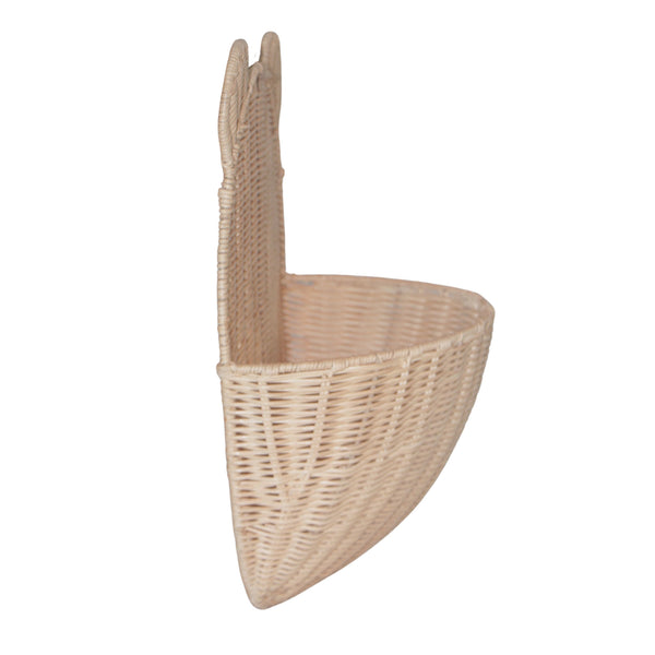 PORTA FRALDA URSO DE RATTAN