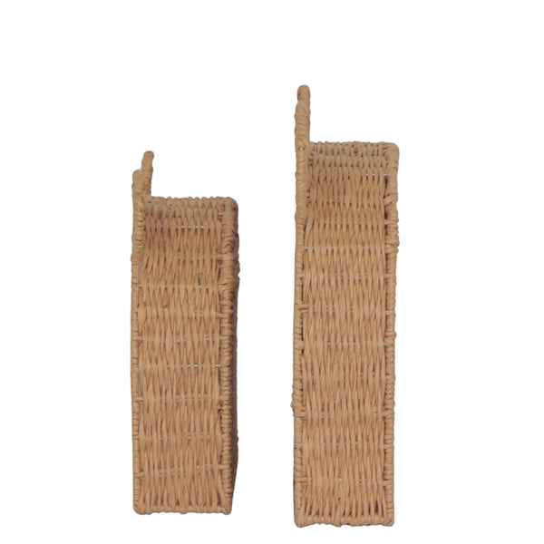 CONJUNTO DE 2 NICHOS URSO DE RATTAN