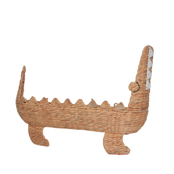 PORTA LIVROS JACARE DE RATTAN