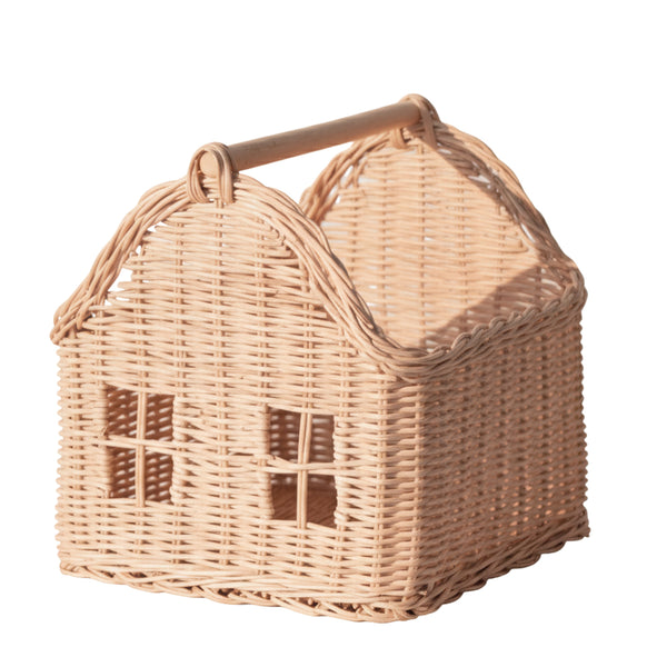ORGANIZADOR CASINHA DE RATTAN PARA KIT DE HIGIENE